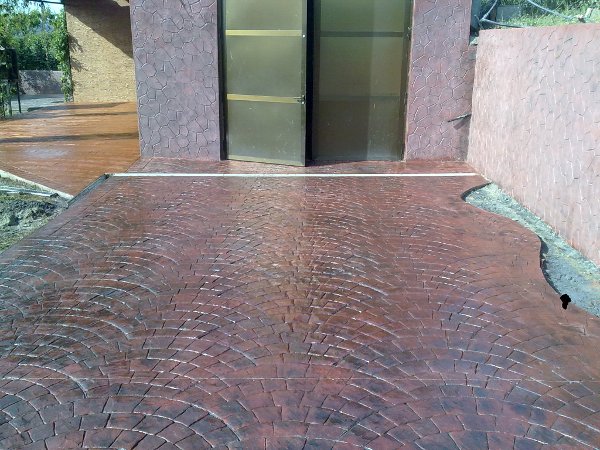 Hormigonn Impreso Entrada Chalet