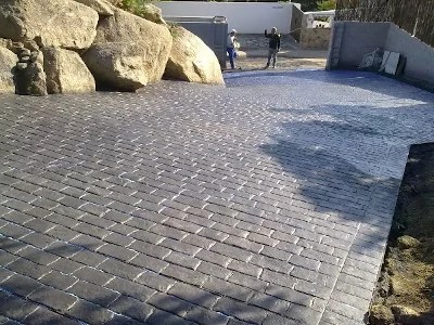 hormigon impreso, entrada madrid