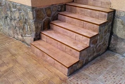 hormigon impreso escaleras
